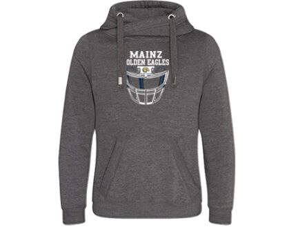 3CROSS NECK HOODIE „MASK“